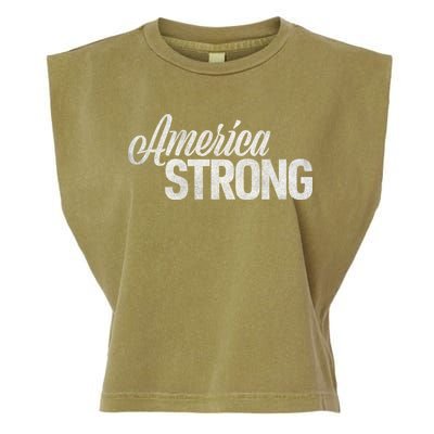 America Strong Garment-Dyed Women's Muscle Tee