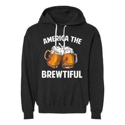 America The Brewtiful Garment-Dyed Fleece Hoodie