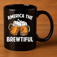 America The Brewtiful 11oz C Handle Ceramic Mug