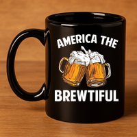 America The Brewtiful 11oz C Handle Ceramic Mug
