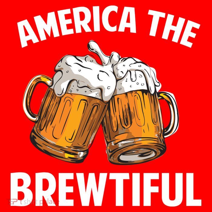 America The Brewtiful 16 in Basic Backpack