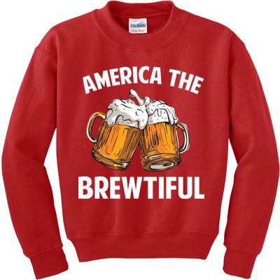 America The Brewtiful Kids Sweatshirt