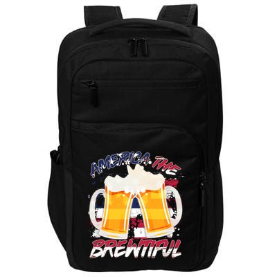 America The Brewtiful Beer USA Flag Impact Tech Backpack
