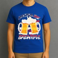 America The Brewtiful Beer USA Flag T-Shirt