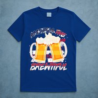 America The Brewtiful Beer USA Flag T-Shirt