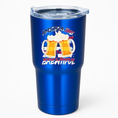 America The Brewtiful Beer USA Flag Tumbler