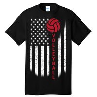 America Volleyball Flag Tall T-Shirt