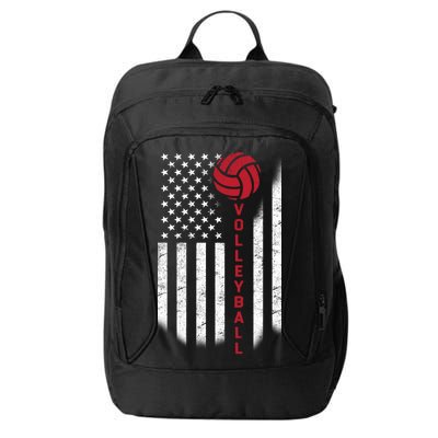 America Volleyball Flag City Backpack