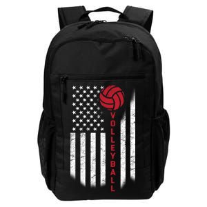 America Volleyball Flag Daily Commute Backpack