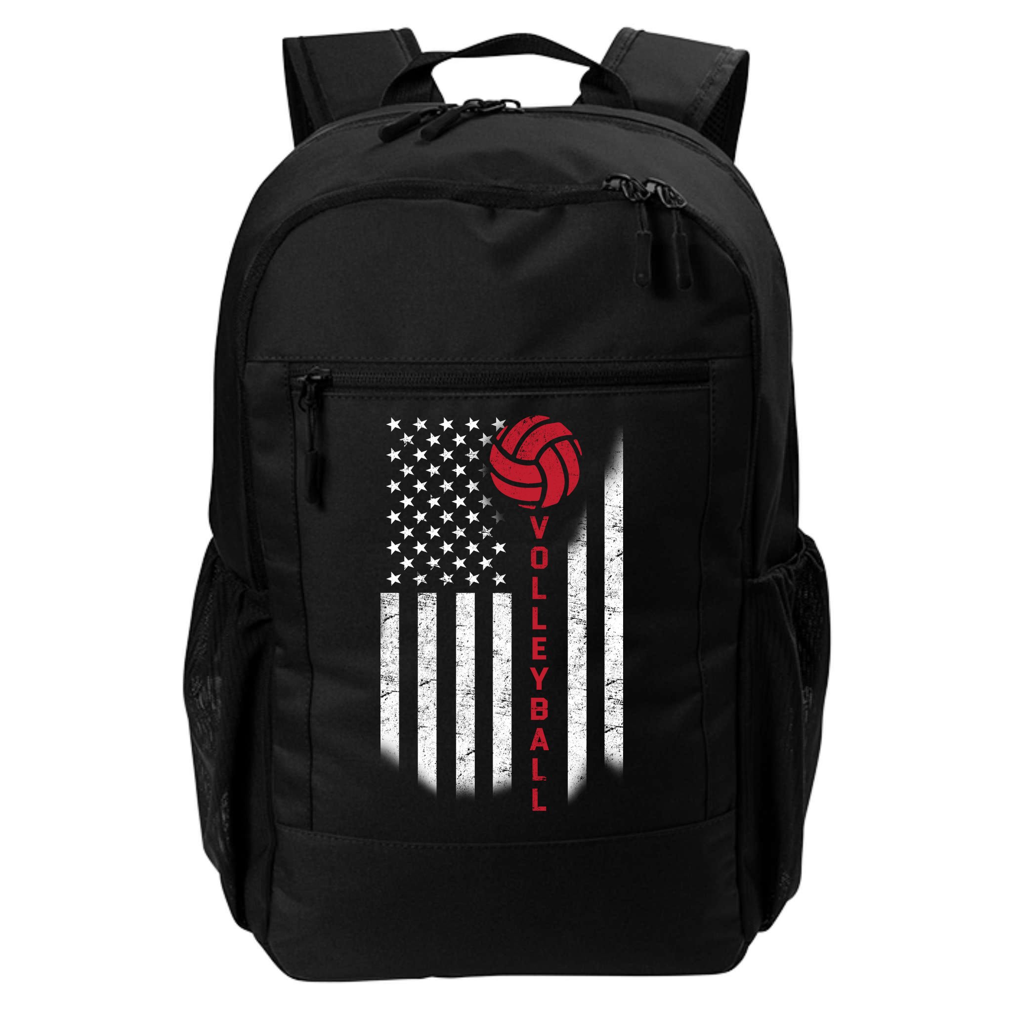 America Volleyball Flag Backpack