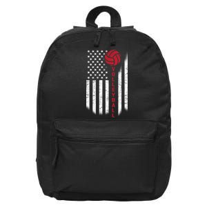 America Volleyball Flag 16 in Basic Backpack