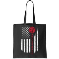 America Volleyball Flag Tote Bag