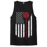 America Volleyball Flag PosiCharge Competitor Tank