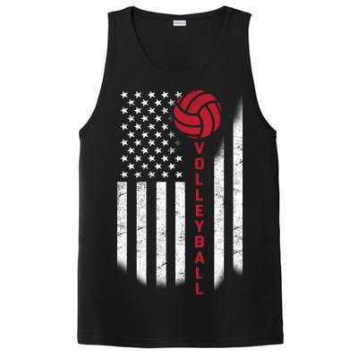 America Volleyball Flag PosiCharge Competitor Tank