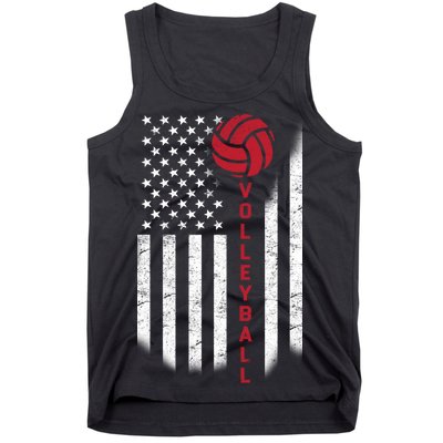 America Volleyball Flag Tank Top