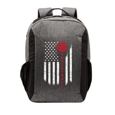 America Volleyball Flag Vector Backpack