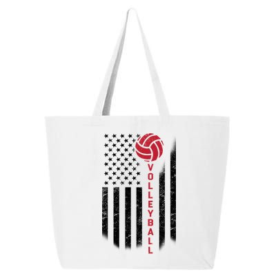 America Volleyball Flag 25L Jumbo Tote