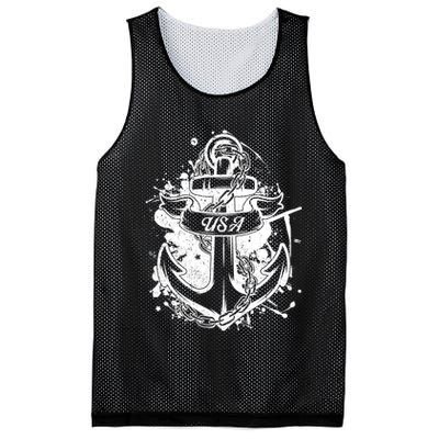 American Anchor USA Mesh Reversible Basketball Jersey Tank