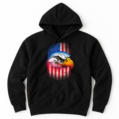 American Bald Eagle Flag Hoodie