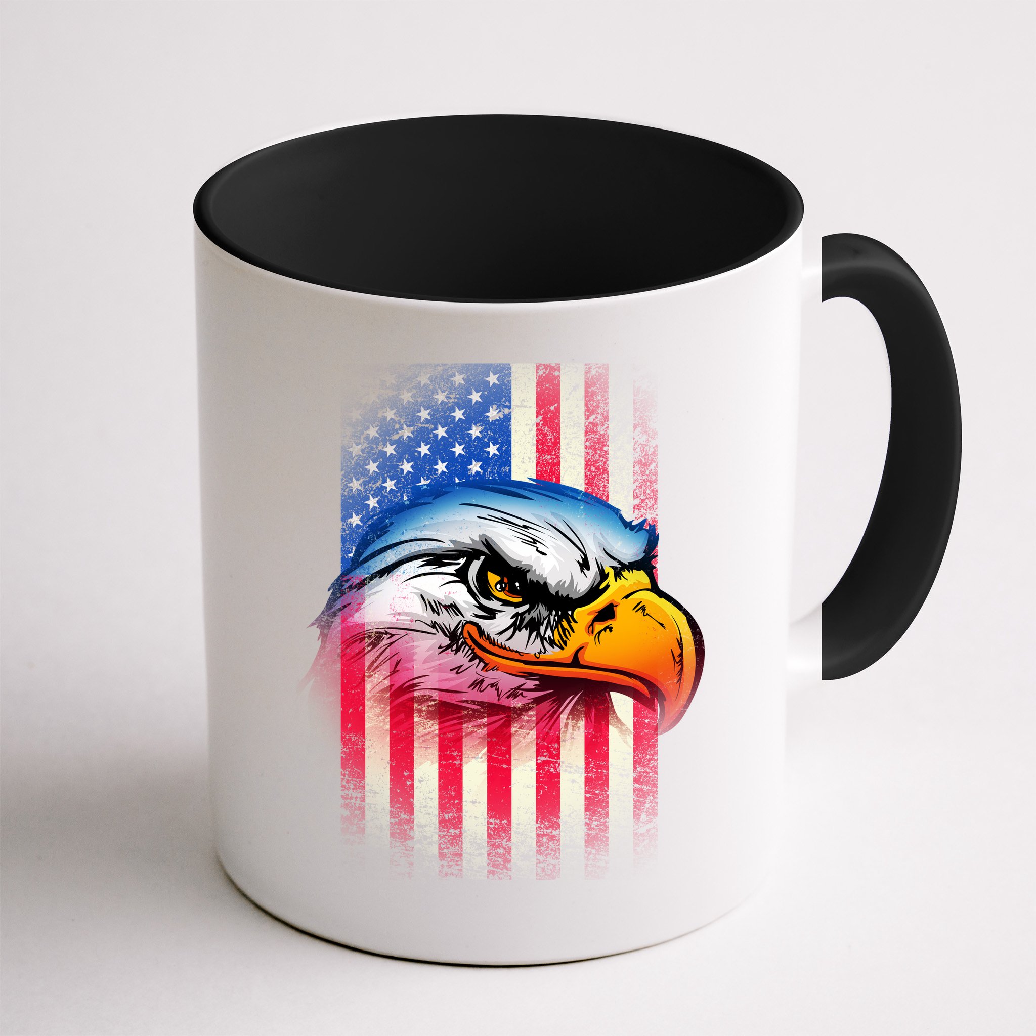 American Bald Eagle Flag Mug
