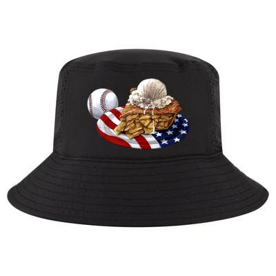 American Baseball And USA Pie Cool Comfort Performance Bucket Hat