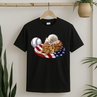American Baseball And USA Pie T-Shirt