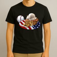 American Baseball And USA Pie T-Shirt