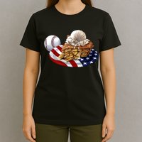 American Baseball And USA Pie T-Shirt