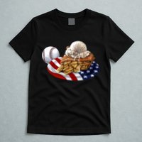 American Baseball And USA Pie T-Shirt