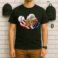 American Baseball And USA Pie T-Shirt