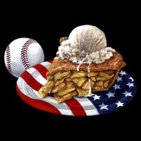 American Baseball And USA Pie T-Shirt