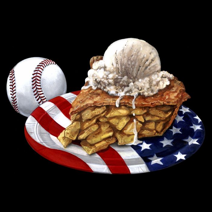 American Baseball And USA Pie T-Shirt