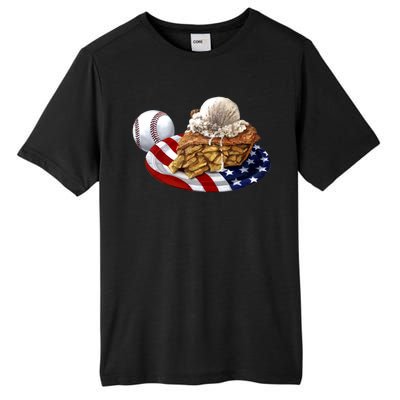 American Baseball And USA Pie Tall Fusion ChromaSoft Performance T-Shirt