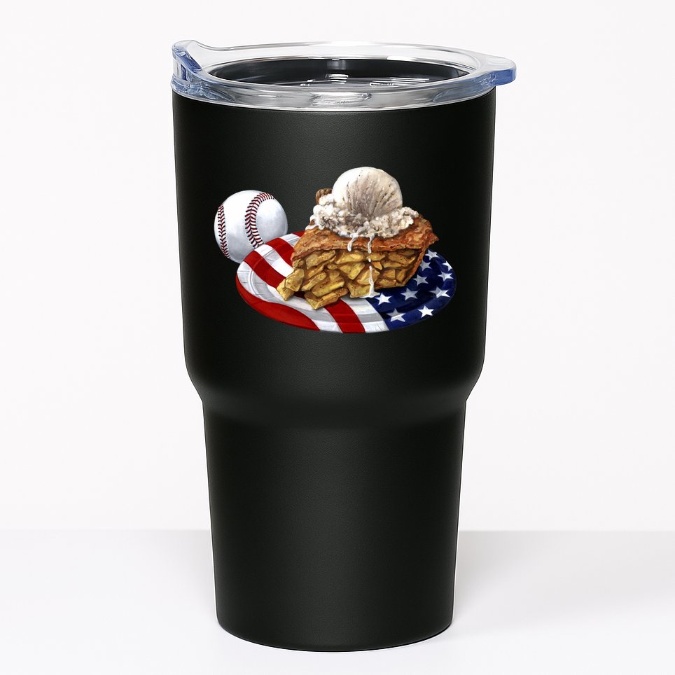American Baseball And USA Pie Tumbler