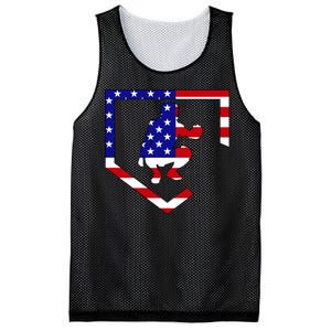 American Baseball Catcher Flag Mesh Reversible Basketball Jersey Tank