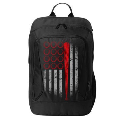 American Baseball Flag City Backpack