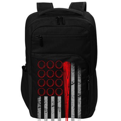 American Baseball Flag Impact Tech Backpack