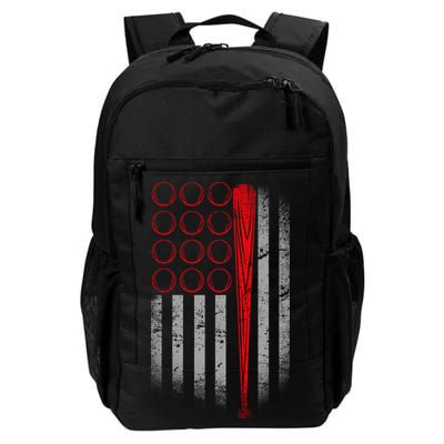 American Baseball Flag Daily Commute Backpack