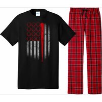 American Baseball Flag Pajama Set