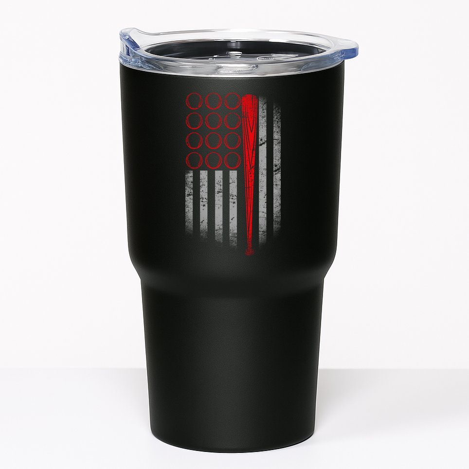 American Baseball Flag Tumbler