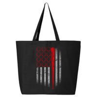 American Baseball Flag 25L Jumbo Tote