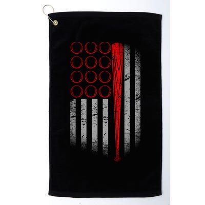 American Baseball Flag Golf Towel