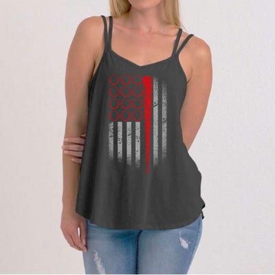 American Baseball Flag Women's Strappy Tank