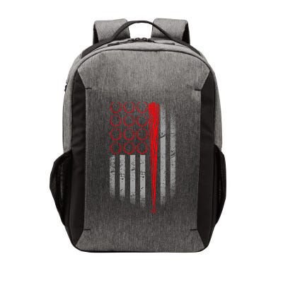 American Baseball Flag Vector Backpack