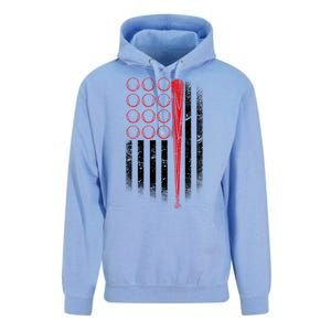 American Baseball Flag Unisex Surf Hoodie