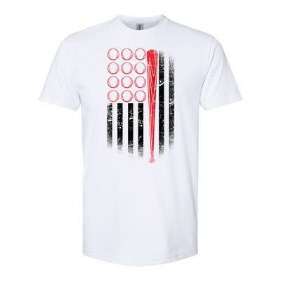 American Baseball Flag Softstyle® CVC T-Shirt