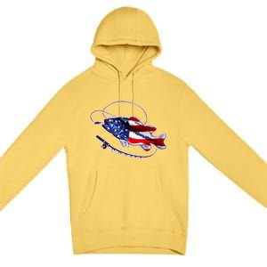 American Bass Fishing Premium Pullover Hoodie