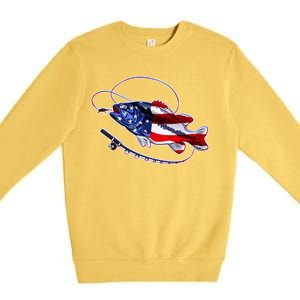 American Bass Fishing Premium Crewneck Sweatshirt