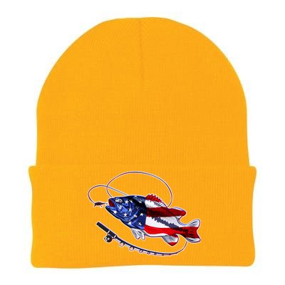 American Bass Fishing Knit Cap Winter Beanie