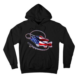 American Bass Fishing Hoodie